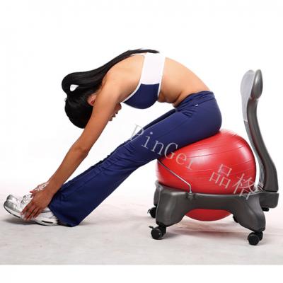 cadeira de equilíbrio de bola de ioga