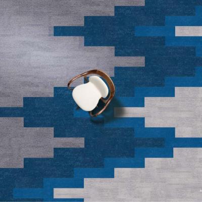 Fabricante China PinGer Interweave Commercial Carpet  Eco-friendly Backing Flooring Interlocking Carpet Tile