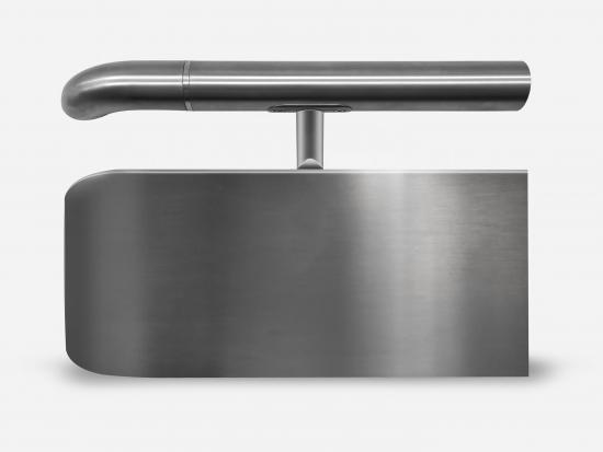 175mm stainless steel anti collision handrail