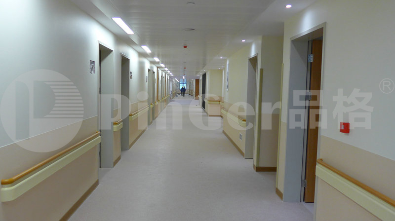 Propriedade antibacteriana do sistema de proteção de parede Pinger